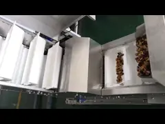 Тип ковшевой конвейер перехода z еды конфеты шоколада без шума video