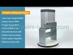 24V DC Motor 300kg Chain driven Sliding gate operator Built in battery