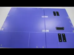 Flat Surface PP Corrugated Plastic Box , 4mm Corrugated Plastic Containers