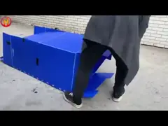 Customized Impact Resistant Corrugated Plastic Box For Clothes Moving