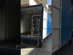 Завод водоочистки водяного фильтра очистителя воды РО УЛЬТРАФИОЛЕТОВЫЙ Контайнеризед РО video