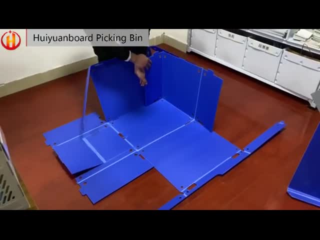 Flexible Impact Resistant PP Corrugated Plastic Box