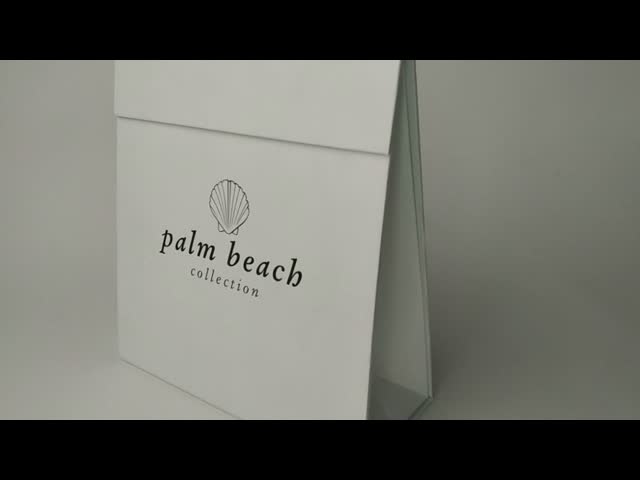 Wholesale bag shape magnetic closure paper box with gold foil