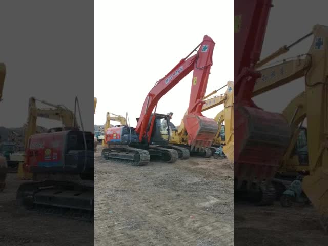 20T Hitachi ZX200 3 Excavator Equipped With Reinforced Bucket