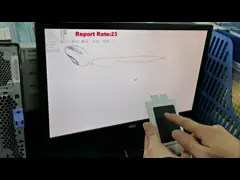 Metal Frame Panel Mounted Industrial Touchpad Mouse In Portrait Orientation