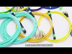 Гибкий провод LC SM MPO со стекловолокном соединителя UPC интегрированным video