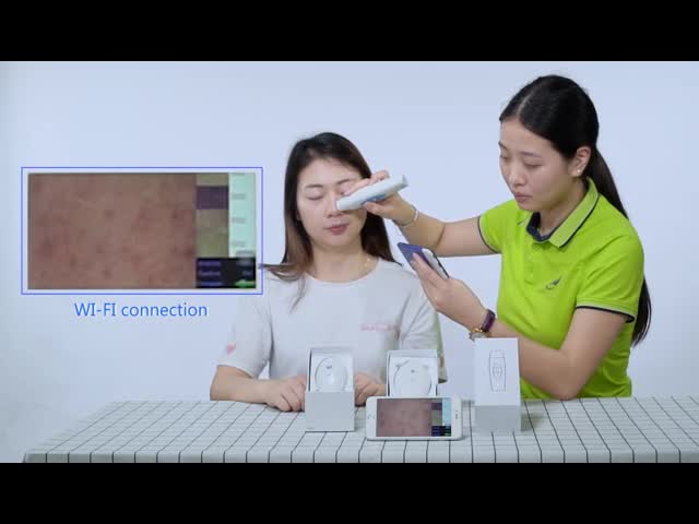 Машина блока развертки анализатора волос анализатора кожи красоты портативная видео