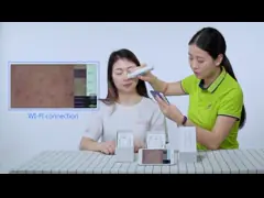 Машина блока развертки анализатора волос анализатора кожи красоты портативная video