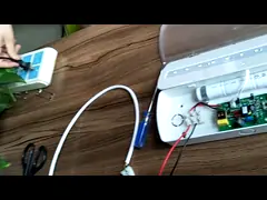 Батарея утверждения CE освещала аварийные освещения с резервным батарейным питанием, материалом ABS огнестойкости video