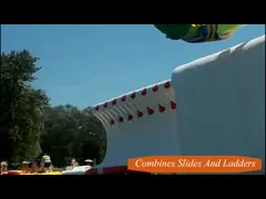 Многофункциональная раздувная водонапорная башня для материала брезента ПВК парка 0.9мм озера video