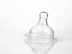 Ниппель питаясь бутылки шеи прозрачного жидкостного силикона широкая video