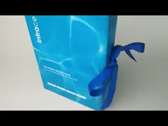 OEM ODM Book Shape Insert Satin Magnetic Paper Box Hot Stamping Logo