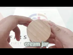 Завинчивающаяся крышка Роскошный акрил 50г Косметическая банка для крема Пластиковые контейнеры для ухода за кожей video