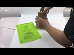 Compostable корма собаки 9*13inches 100% расклассифицированная землей кладет толстый материал в мешки video