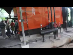 Боилер пара 2 тонн деревянный, древесина температуры пара 184/194 градуса увольнял боилер video
