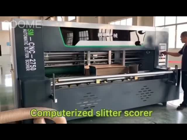 2750mm Lead Edge Feeder Computer Control Thin Blade Slitter Scorer