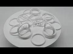 Кольцо 171-175-1.27 белого PTFE колцеобразного уплотнения T2G 150-155-1.27 резервное для гидравлического ломая молотка 708-8F-35170 708-8F-35190 video