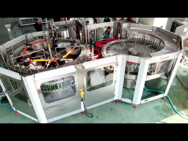 24000BPH 550ml Carbonated Soft Drink Glass Bottle Filling Machine