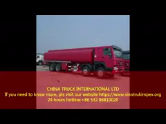 Sinotruk 9.726L топливного бака тележка танка трейлера 40m3 Semi дизельная video