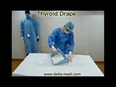 Absorbent ETO Thyroid Sterile Medical Pack With Tube Holder