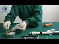 Estripador quirúrgico anorectal ergonómico girado a 360 grados