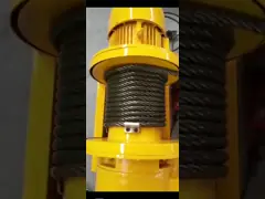 Тип электрический кабель метода одного верхней продажи высокий вытягивая ворот 2 тонны video