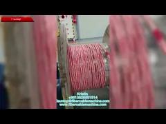 Процесс производства кабеля одиночного режима, машина производства кабеля для воздушных линий ADSS video