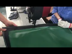 PVC 600gsm 2m сплетенный шириной покрыл брезент для крышки контейнера корабля video