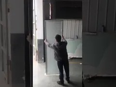 Горизонтальные шторки между стеклом, шторки картины алюминия для окна двери video