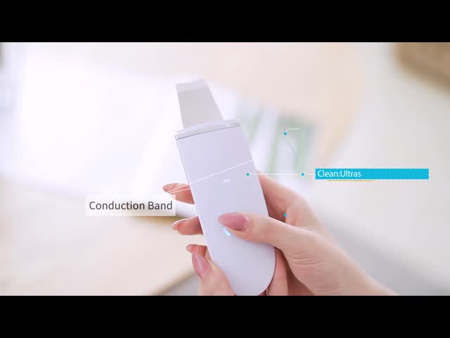 Ultrasonic Skin Scrubber Spatula Blackhead Remover Pore Cleaner Face Scraper