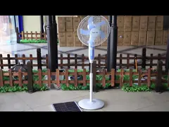 Вентилятор 15W постамента скорости Polysilicon 3 солнечный для домашнего офиса video