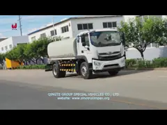 Тележка цистерны с водой тележки 20m3 спринклера воды WD615.69 video