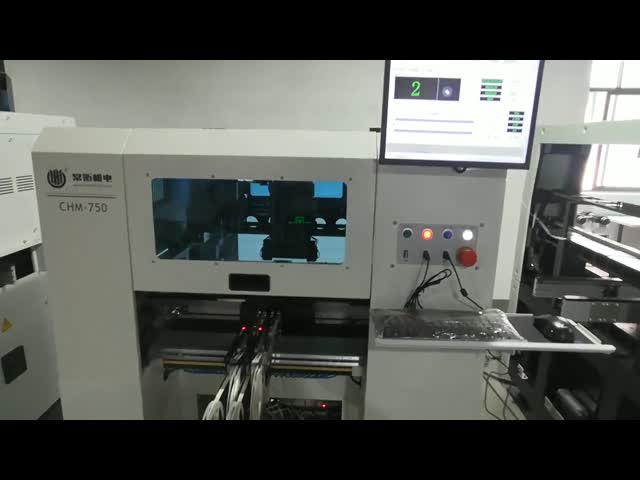 6頭部SMTの一突きおよび場所機械CHM-750自動ノズルは完全な0201を変える