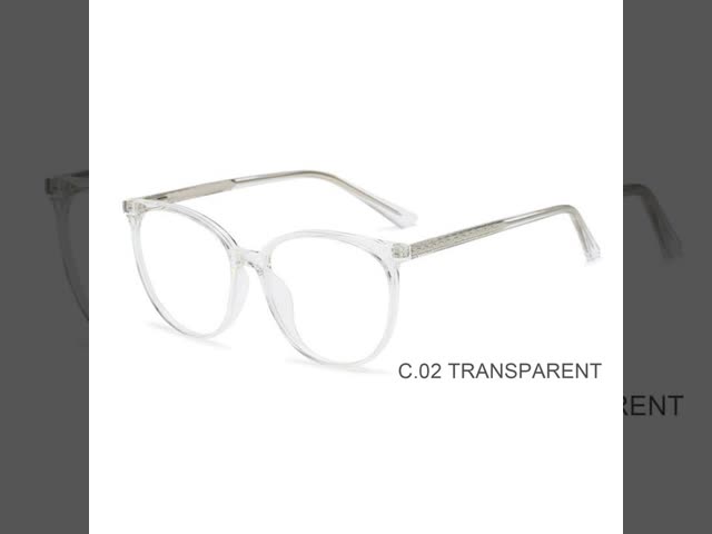 FDA TR90ガラスは光学Borreglsの円形のEyewearのルーネットを組み立てる