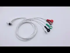 3 Channel 5 Lead Ecg Cable Mortara H3+ Small Redefined Holter Recorders Applied