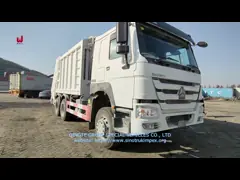 Организация сбора и удаления отходов мусоровоза 12CBM зада HOWO 14000L нагружая повторно используя тележку video