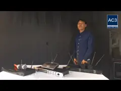 Радиотелеграф UHF соединяет систему AC3 50MHz аудио Technica беспроводную Mic video