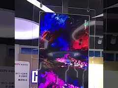 55 супер тонкий 2 экран рекламы сторон 4K OLED video