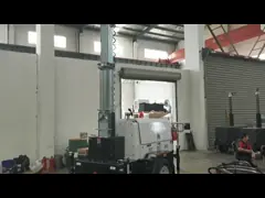 4700k трейлер башни света потока СИД 140W CRI 75 телескопичный video