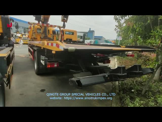 Manual 8X4 Heavy Duty Tow Truck 50t Heavy Vehicle Towing