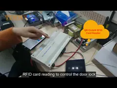 Закаленный стеклянный читатель карты близости Wiegand управления доступом читателя кода QR video