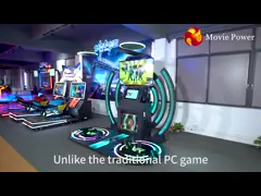 Indoor Fun Center Equipment Video Game Simulator Dynamic VR Motion Platform
