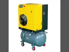 Компрессор винта ременной передачи воздушного охлаждения 7.5kw впрыснутый маслом роторный video