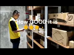 6000 мАч съемный аккумулятор Портативный терминал данных Сканер штрих-кода для экспресс-отслеживания груза video