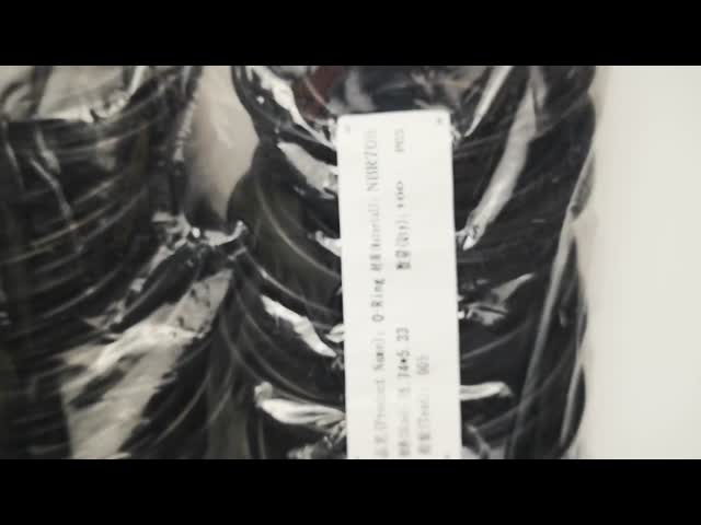 Черное водостойкое механическое колцеобразное уплотнение резины нитрила BS1516 видео