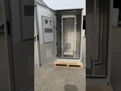 DC48V 40U 1.2mm SS Outdoor Telecom Cabinet Base Station Energy Saving