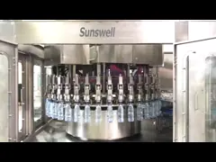 Машина автоматической воды напитка 2000BPH разливая по бутылкам для минеральной воды video