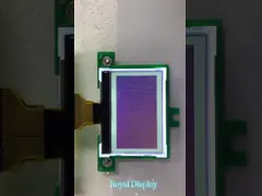 128*64 Графический ЖК-модуль FPC Серый FSTN Трансфлективная широкая температура 12H ST7565R с промышленным дисплеем с обратным освещением video