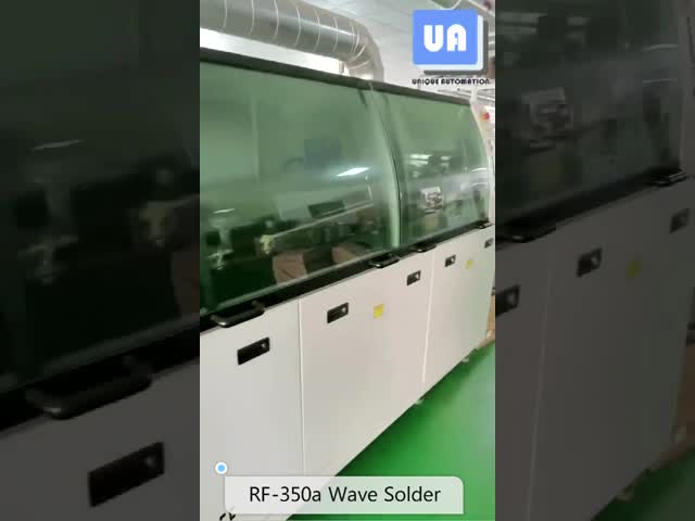 410kg Solder Pot Wave Soldering Machine 750mm Conveyor Height RF-350A