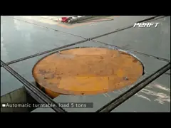 Factory Material Handling Remote Control Manual Pallet Turntable